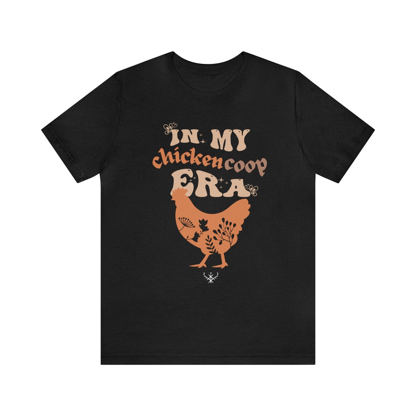 In my chicken coop era ᚾ THE OFFBEAT RUNARS CO. Unisex Jersey Short Sleeve Tee