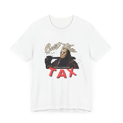 Cut the tax ᚾ THE OFFBEAT RUNARS CO. Unisex Jersey Short Sleeve Tee