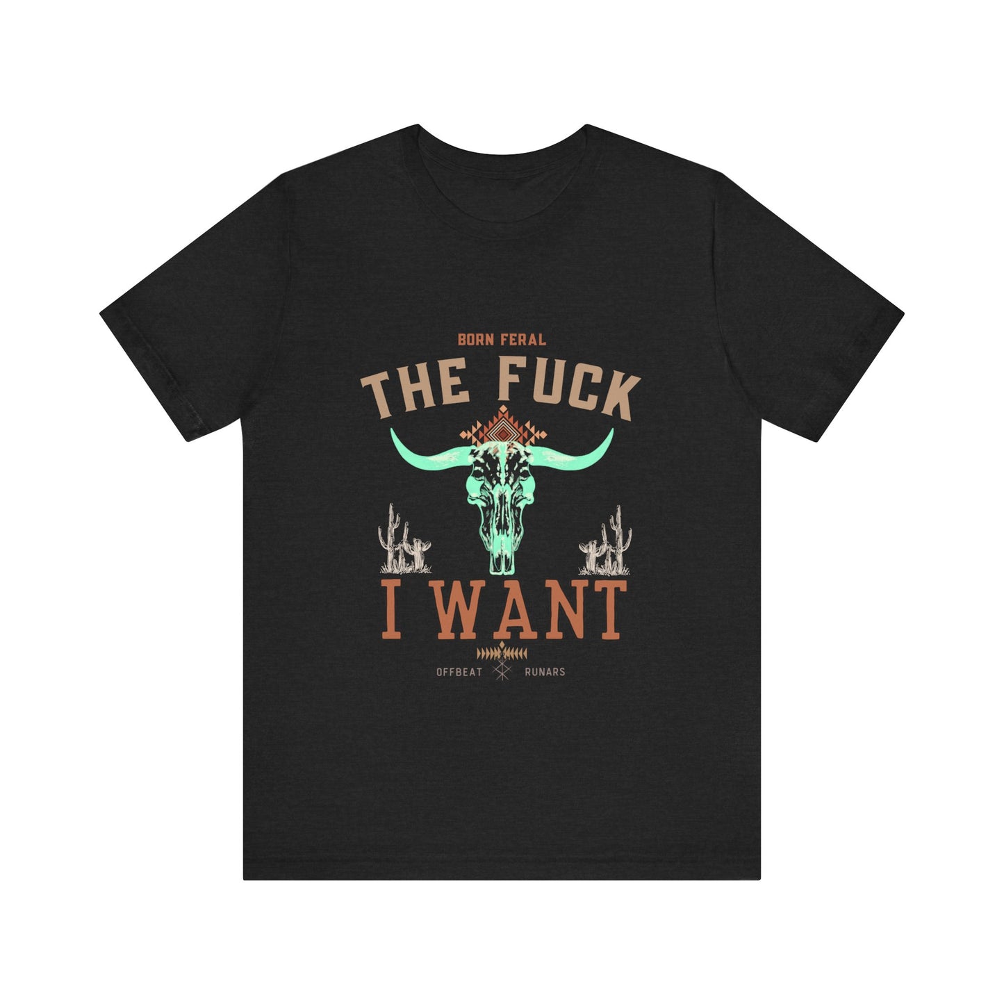 El f*ck que quiero ᚾ THE OFFBEAT RUNARS CO. Camiseta de manga corta Unisex Jersey