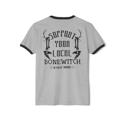 Support your local Bonewitch Unisex Cotton Ringer T-Shirt