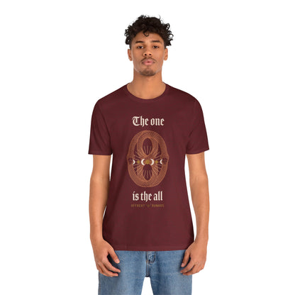 The one is the all ᚾ THE OFFBEAT RUNARS Unisex Jersey Short Sleeve Tee