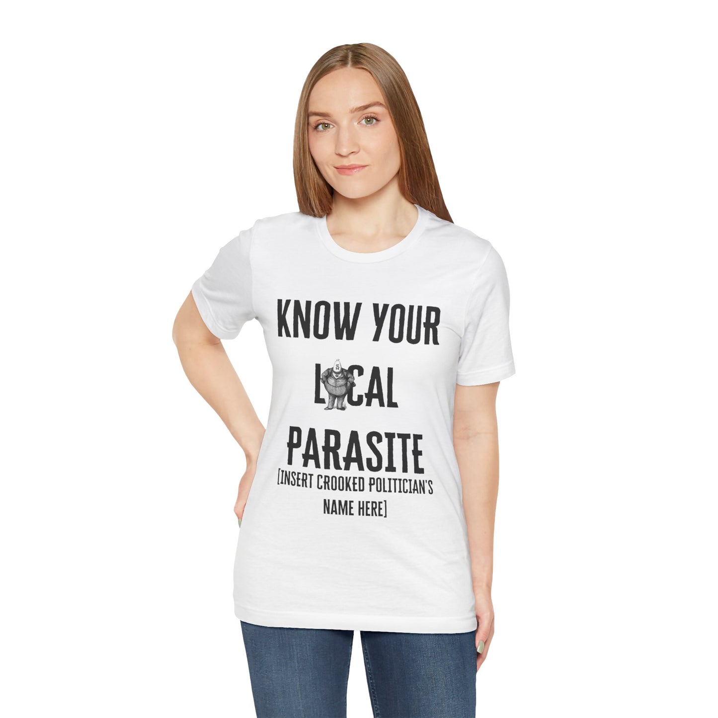 Know your local parasite ᚾ THE OFFBEAT RUNARS CO. Unisex Jersey Short Sleeve Tee