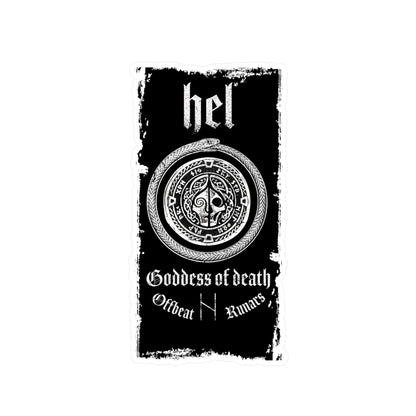 Hel Norse Giantess / Goddess of death  Kiss-Cut Vinyl Decals ᚾ THE OFFBEAT RUNARS CO.