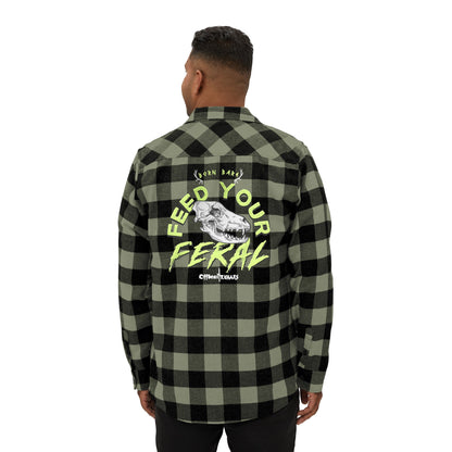 Feral Unisex Flannel Shirt