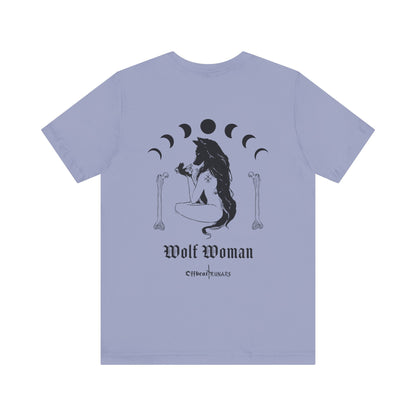 Wolf Woman ᚾ THE OFFBEAT RUNARS CO. Unisex Jersey Short Sleeve Tee