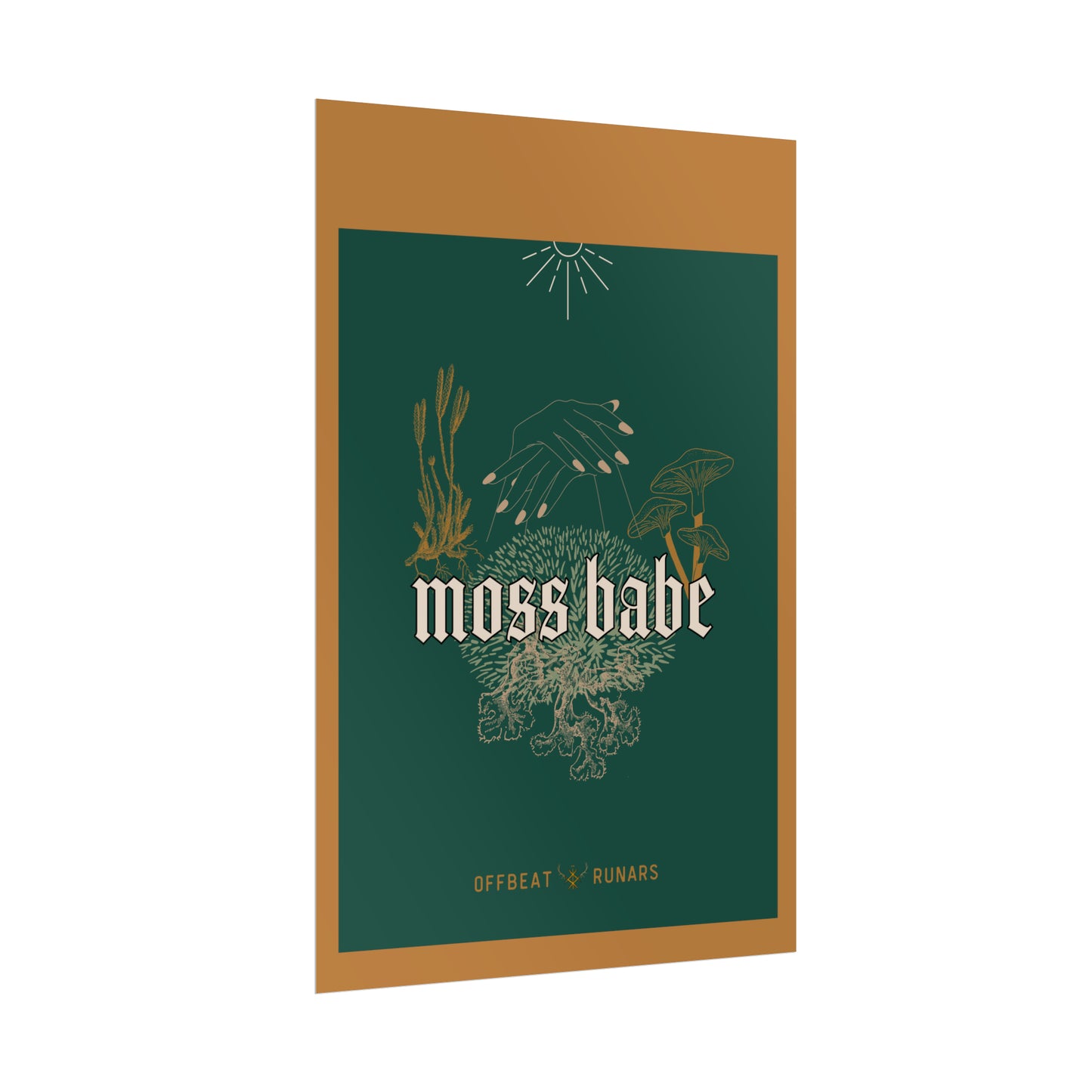 Moss babe Rolled Poster THE OFFBEAT RUNARS CO.