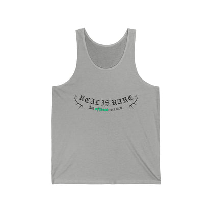 Real is rare Unisex Jersey Tank