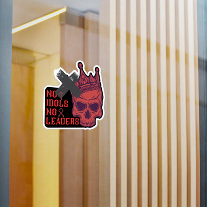 No Idols No Leaders Kiss-Cut Vinyl Decals ᚾ THE OFFBEAT RUNARS CO.