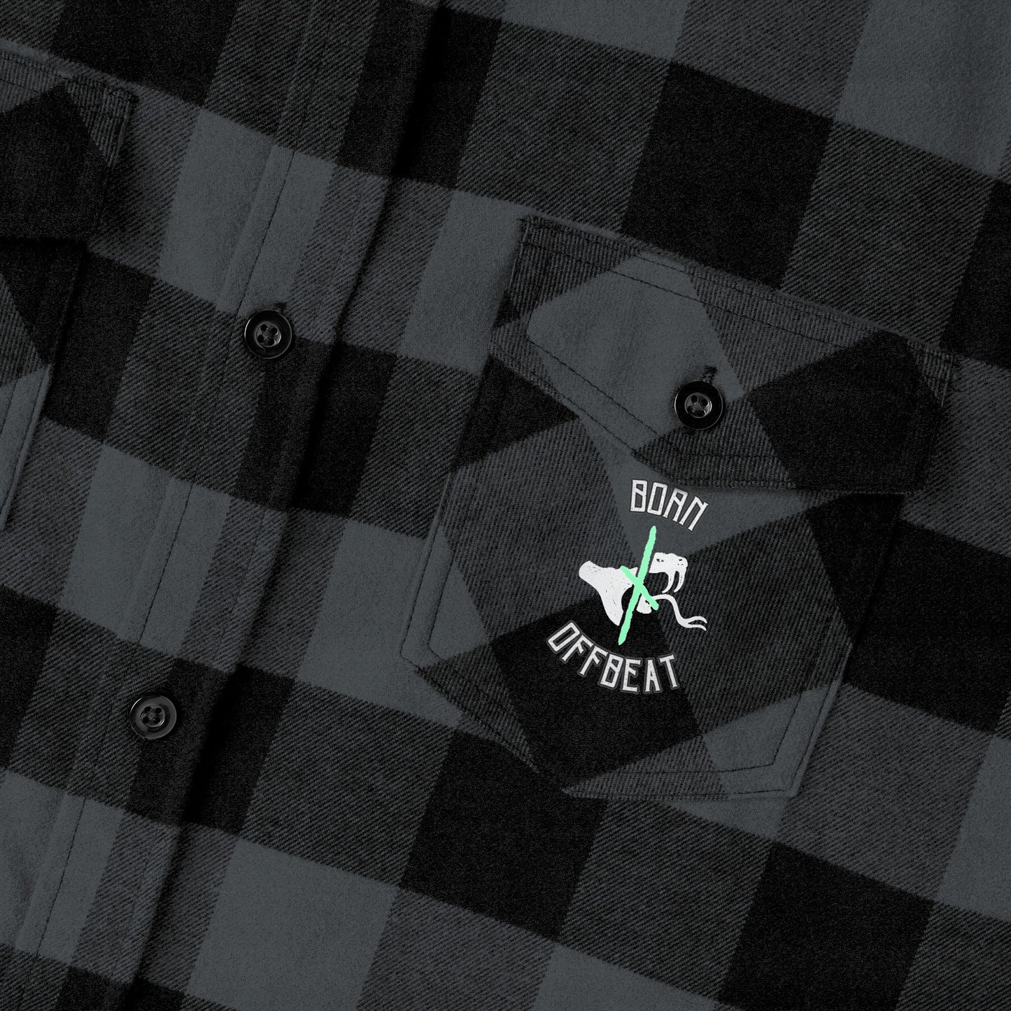 Born Offbeat Unisex Flannel Shirt