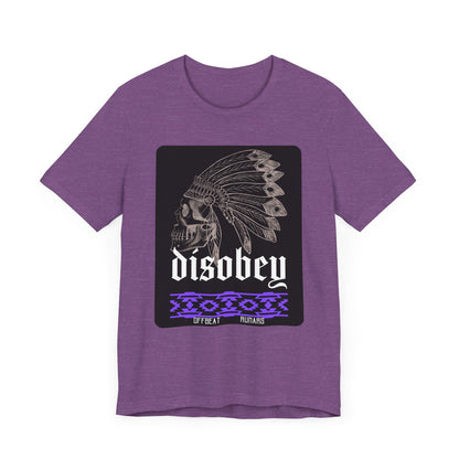 Disobey ᚾ THE OFFBEAT RUNARS CO. Unisex Jersey Short Sleeve Tee