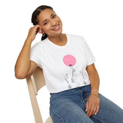 Under the pink moon Unisex Softstyle T-Shirt