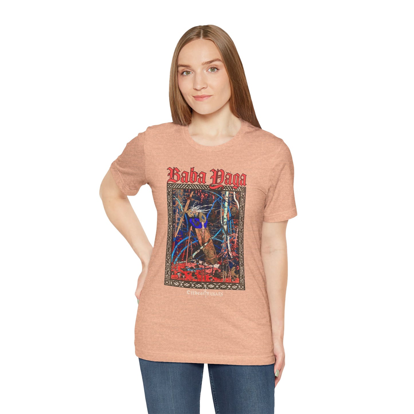 Baba Yaga ᚾ THE OFFBEAT RUNARS CO. Unisex Jersey Short Sleeve Tee