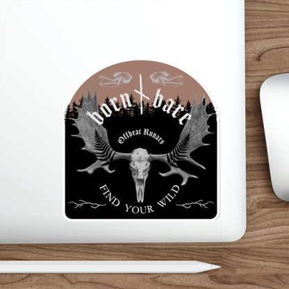 Born Bare Die-Cut Stickers