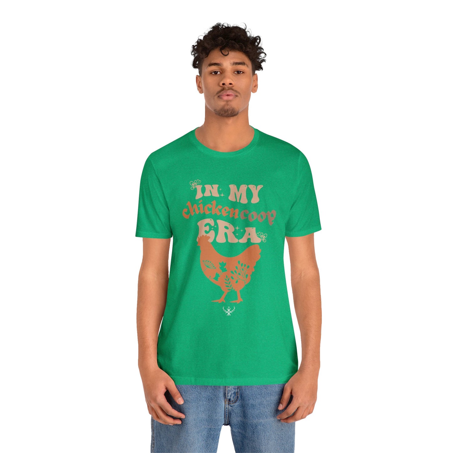 In my chicken coop era ᚾ THE OFFBEAT RUNARS CO. Unisex Jersey Short Sleeve Tee