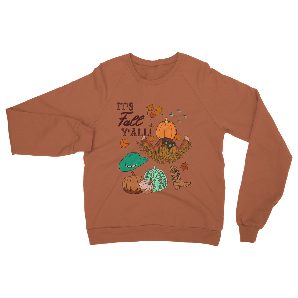 It's fall y'all Pumpkin Cowgirl Sweatshirt