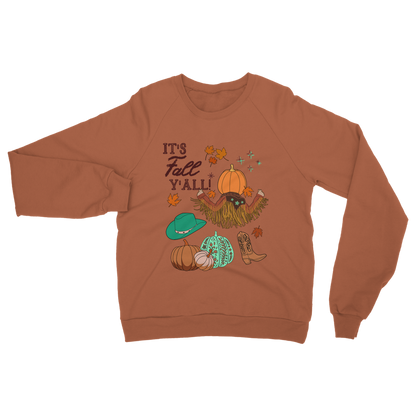 C'est l'automne, les gars, sweat-shirt citrouille cowgirl