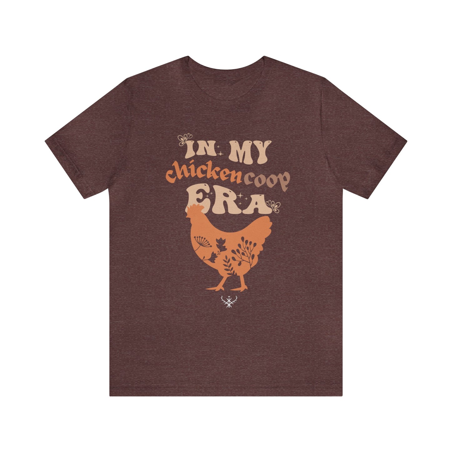 In my chicken coop era ᚾ THE OFFBEAT RUNARS CO. Unisex Jersey Short Sleeve Tee