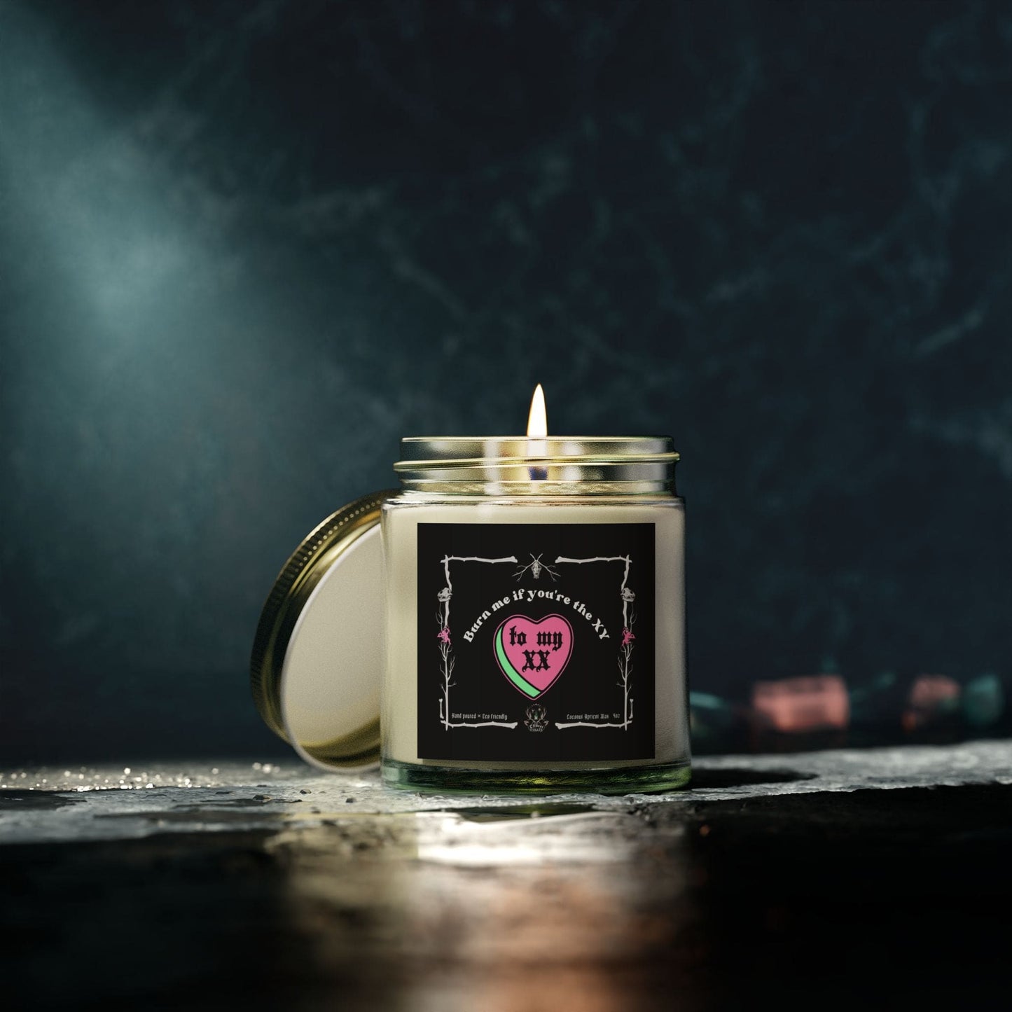 You're the XY to my XX Clear Candles 4-9oz