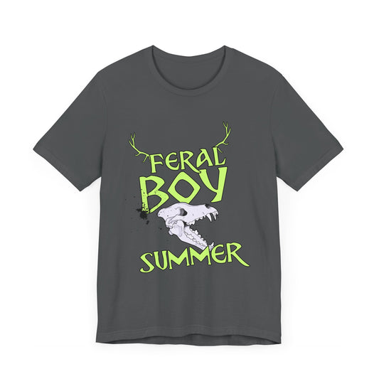 Feral boy summer ᚾ THE OFFBEAT RUNARS CO. Unisex Jersey Short Sleeve Tee