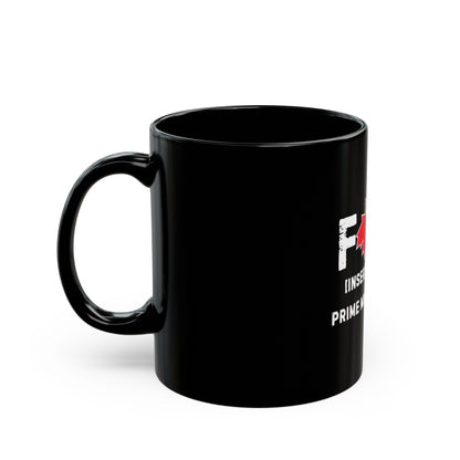 F*CK [Insérer le premier ministre actuel ici] Tasse noire 11 oz ᚾ THE OFFBEAT RUNARS Co.