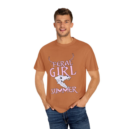 Feral Girl Summer THE OFFBEAT RUNARS CO. Unisex Garment-Dyed T-shirt