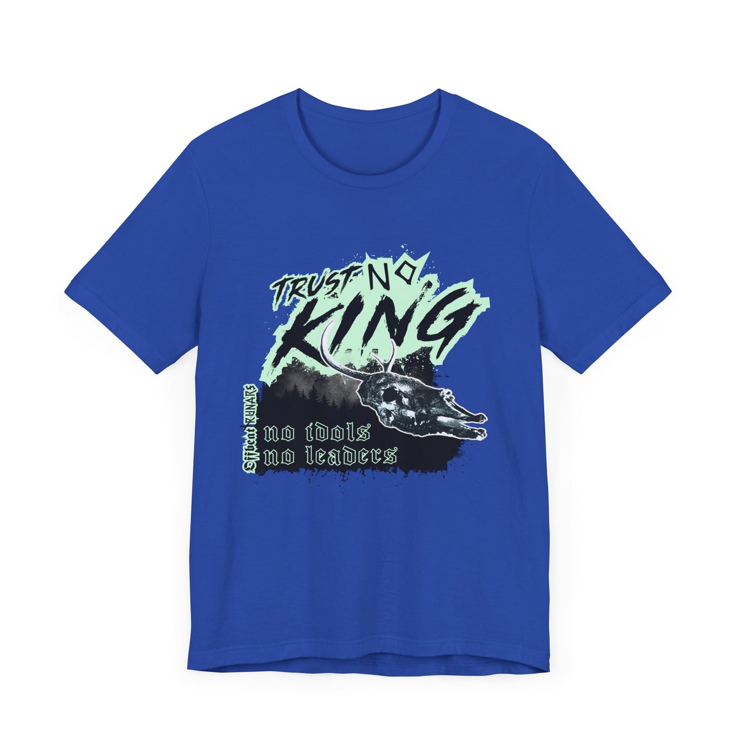 Trust No King ᚾ THE OFFBEAT RUNARS CO. Unisex Jersey Short Sleeve Tee