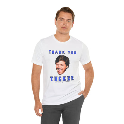 Thank you Tucker ᚾ THE OFFBEAT RUNARS CO. Unisex Jersey Short Sleeve Tee