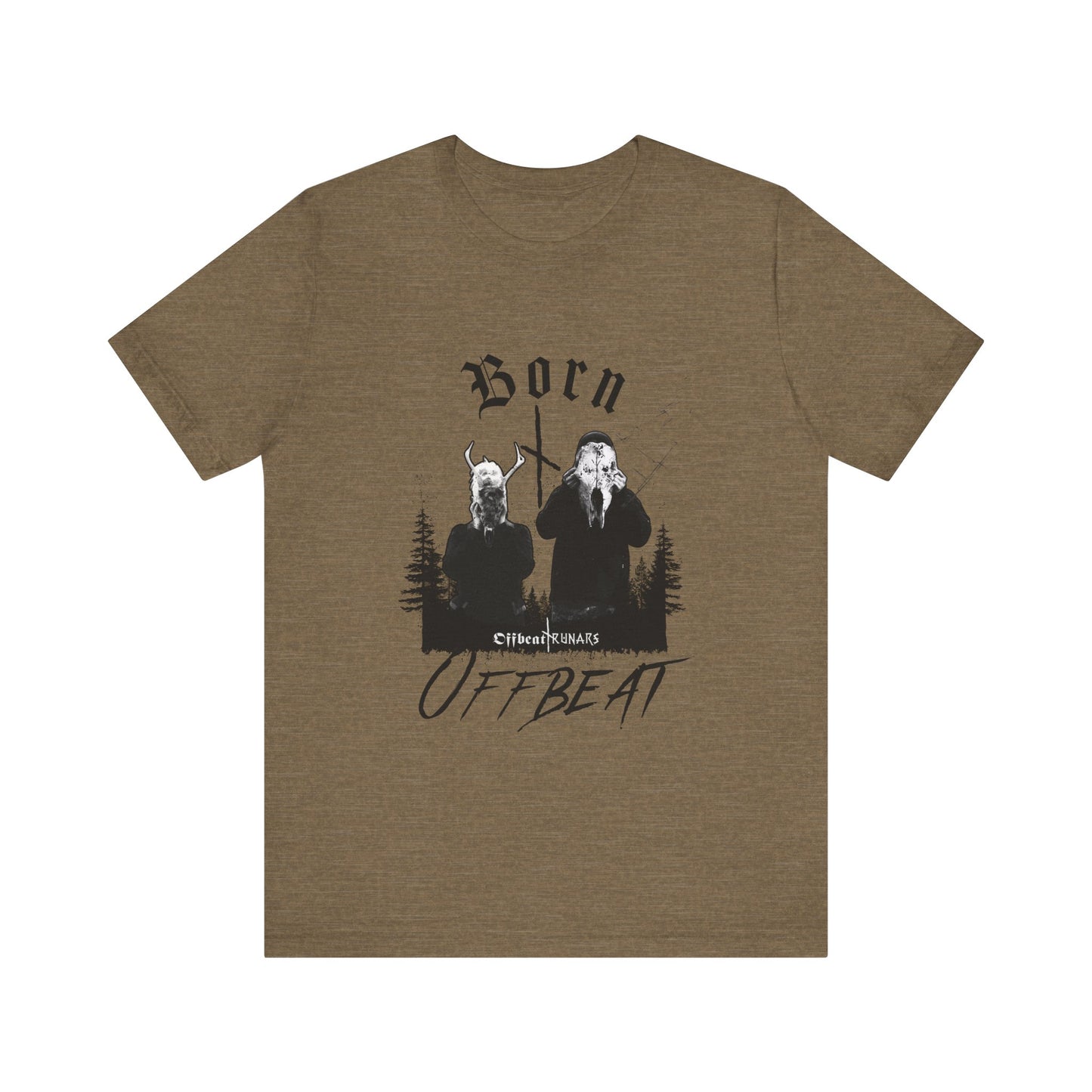 Born OFFBEAT ᚾ THE OFFBEAT RUNARS CO. Unisex Jersey Short Sleeve Tee