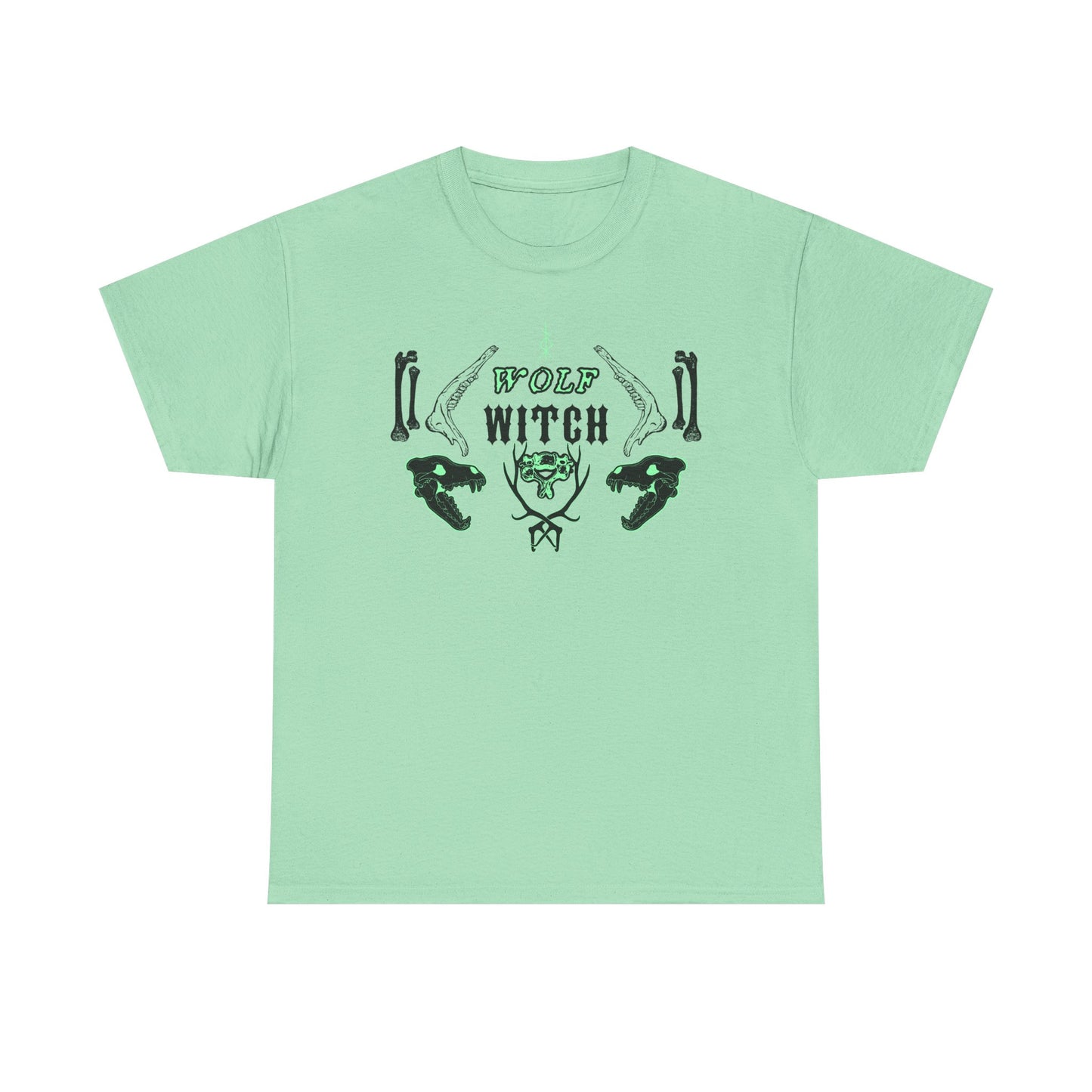 Wolf Witch Neon Pink Tee