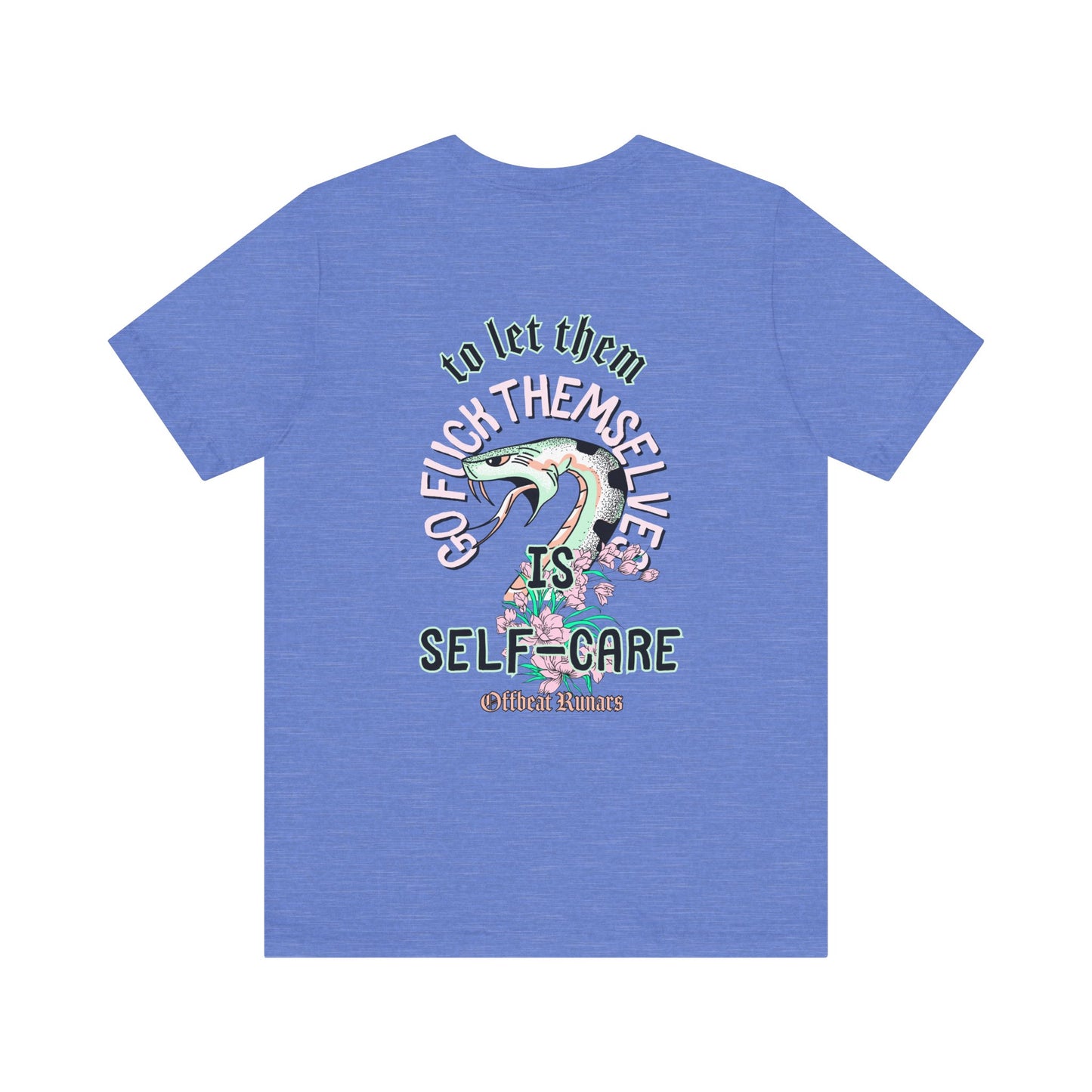 Self-Care ᚾ THE OFFBEAT RUNARS CO. Unisex Jersey Short Sleeve Tee