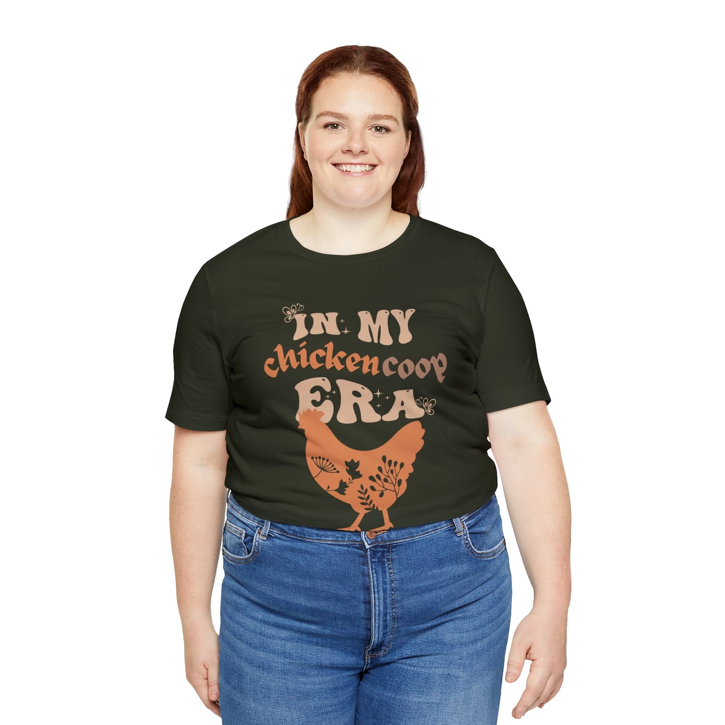 In my chicken coop era ᚾ THE OFFBEAT RUNARS CO. Unisex Jersey Short Sleeve Tee