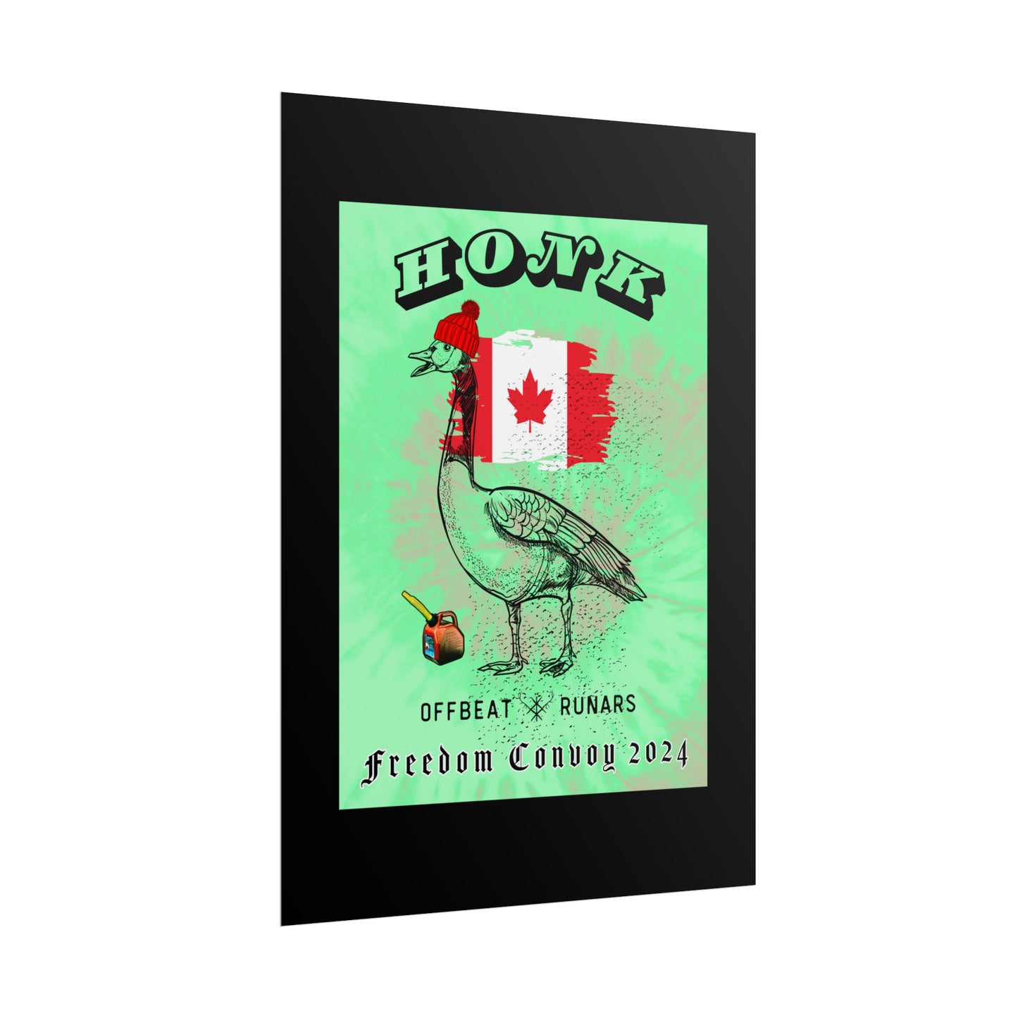 Affiche HONK Canadian Goose ᚾ THE OFFBEAT RUNARS CO.