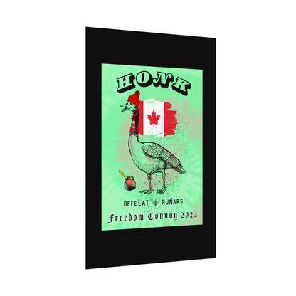 Affiche HONK Canadian Goose ᚾ THE OFFBEAT RUNARS CO.