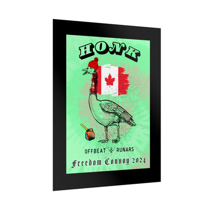 Affiche HONK Canadian Goose ᚾ THE OFFBEAT RUNARS CO.