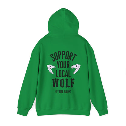 Support your local Wolf Unisex Heavy Blend™ Hooded Sweatshirt