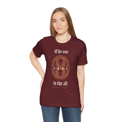 The one is the all ᚾ THE OFFBEAT RUNARS Unisex Jersey Short Sleeve Tee