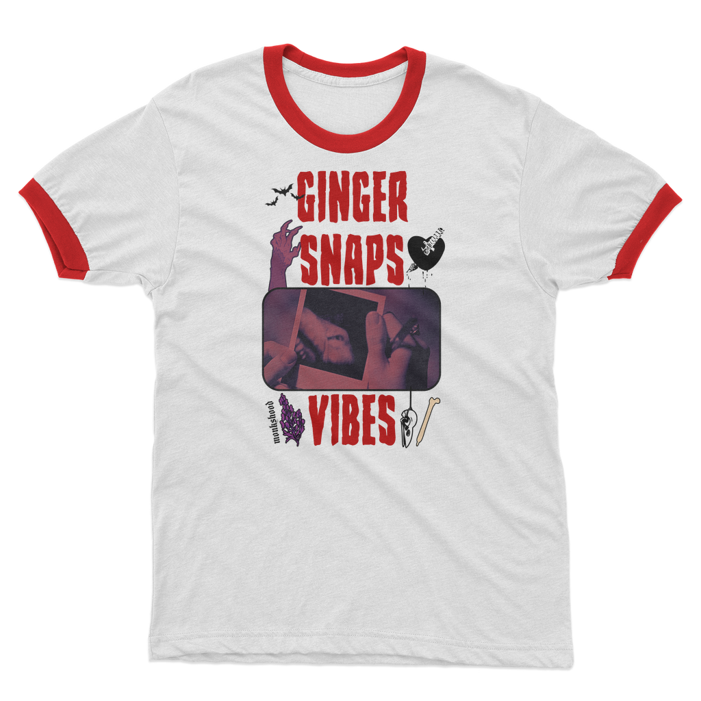 Ginger Snaps Vibes Adult Ringer T-Shirt