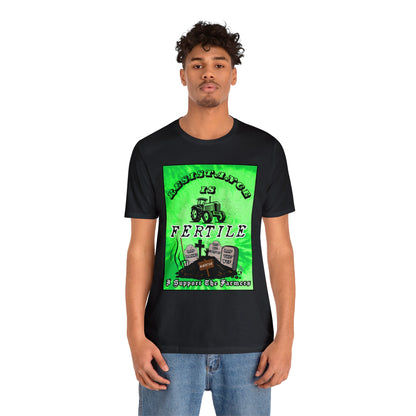 La resistencia es fértil ᚾ Apoyo a los agricultores ᚾ THE OFFBEAT RUNARS CO. ᚾ Camiseta de manga corta Unisex Jersey