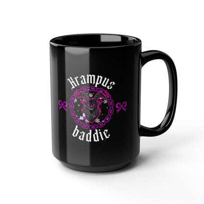 Krampus Baddie Black Mug