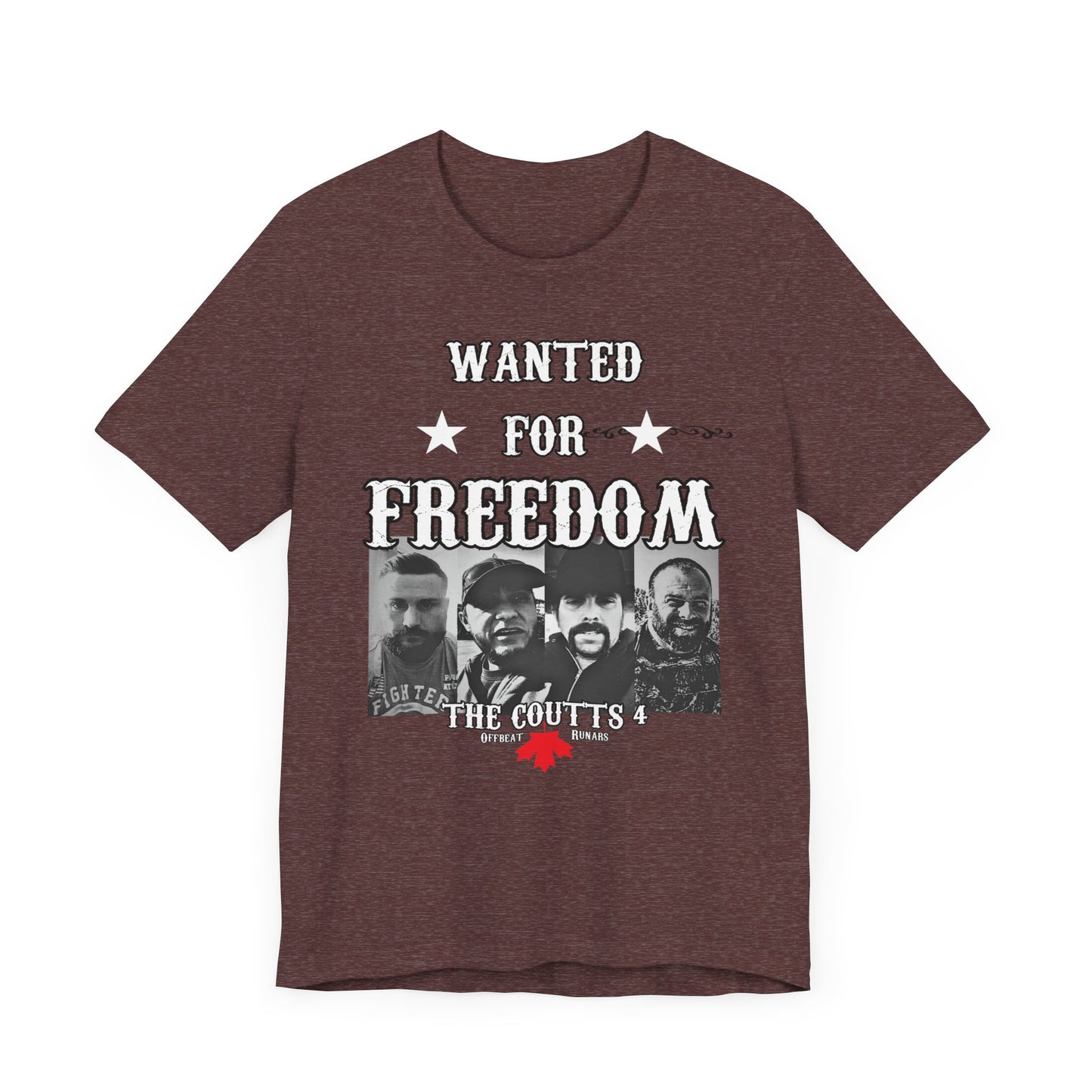 Wanted for freedom ᚾ THE OFFBEAT RUNARS CO. Unisex Jersey Short Sleeve Tee