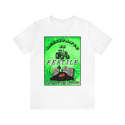 La resistencia es fértil ᚾ Apoyo a los agricultores ᚾ THE OFFBEAT RUNARS CO. ᚾ Camiseta de manga corta Unisex Jersey