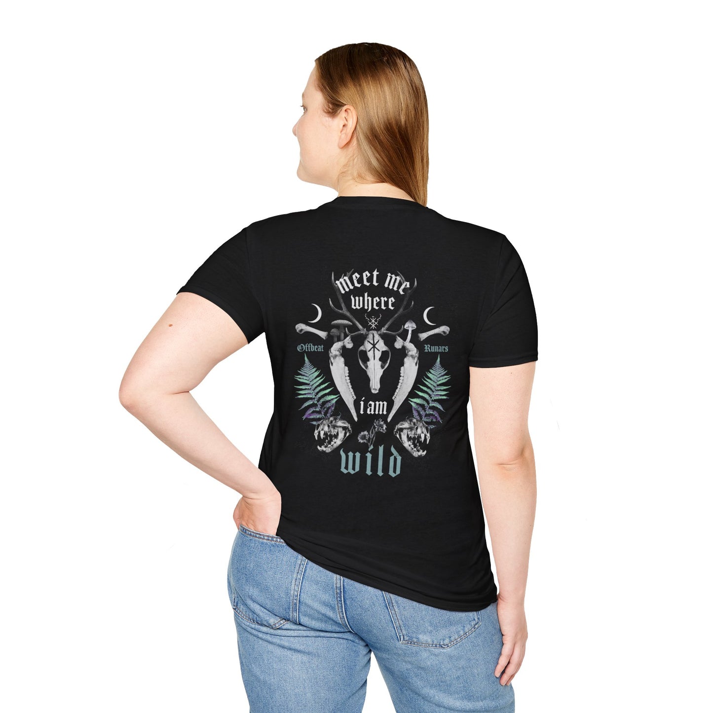 Meet me where I am wild Unisex Softstyle T-Shirt