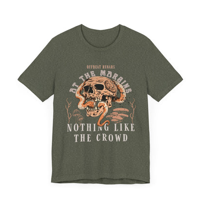 Nothing like the crowd ᚾ THE OFFBEAT RUNARS CO. Unisex Jersey Short Sleeve Tee