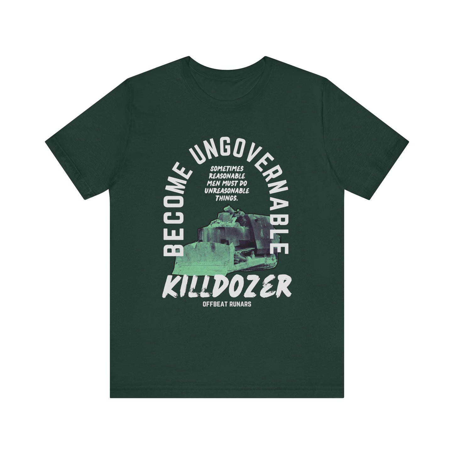 Killdozer ᚾ THE OFFBEAT RUNARS CO. Unisex Jersey Short Sleeve Tee