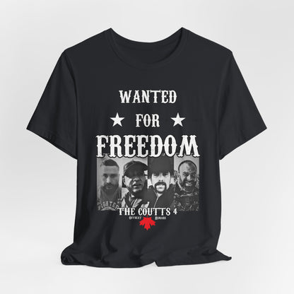 Wanted for freedom ᚾ THE OFFBEAT RUNARS CO. Unisex Jersey Short Sleeve Tee