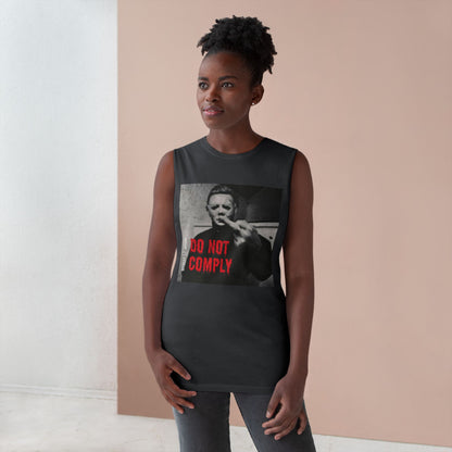 Do not comply Michael Myers Unisex Barnard Tank