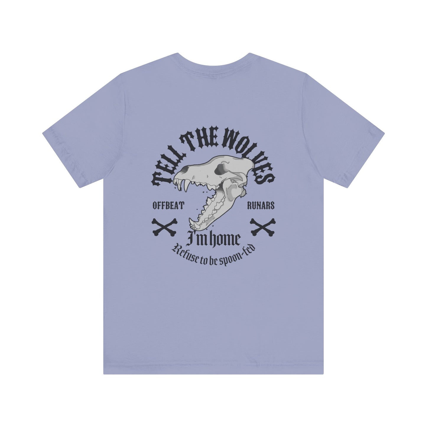 Tell the wolves ᚾ THE OFFBEAT RUNARS CO. Unisex Jersey Short Sleeve Tee