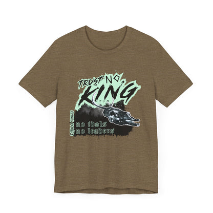 Trust No King ᚾ THE OFFBEAT RUNARS CO. Unisex Jersey Short Sleeve Tee