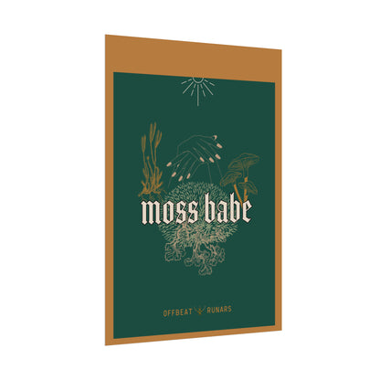 Moss babe Rolled Poster THE OFFBEAT RUNARS CO.