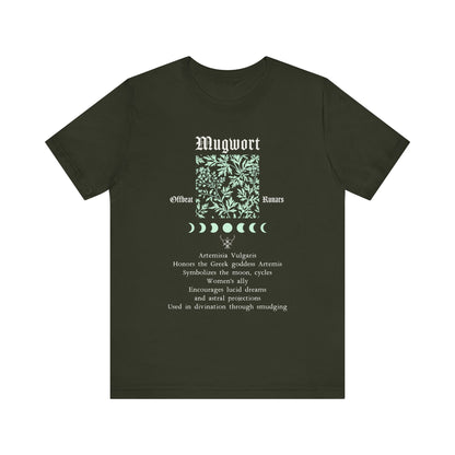 Mugwort ᚾ THE OFFBEAT RUNARS CO. Maillot unisexe à manches courtes Tee